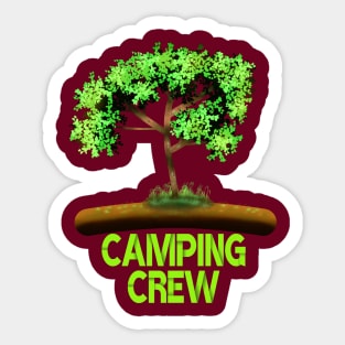 Camping Crew Sticker